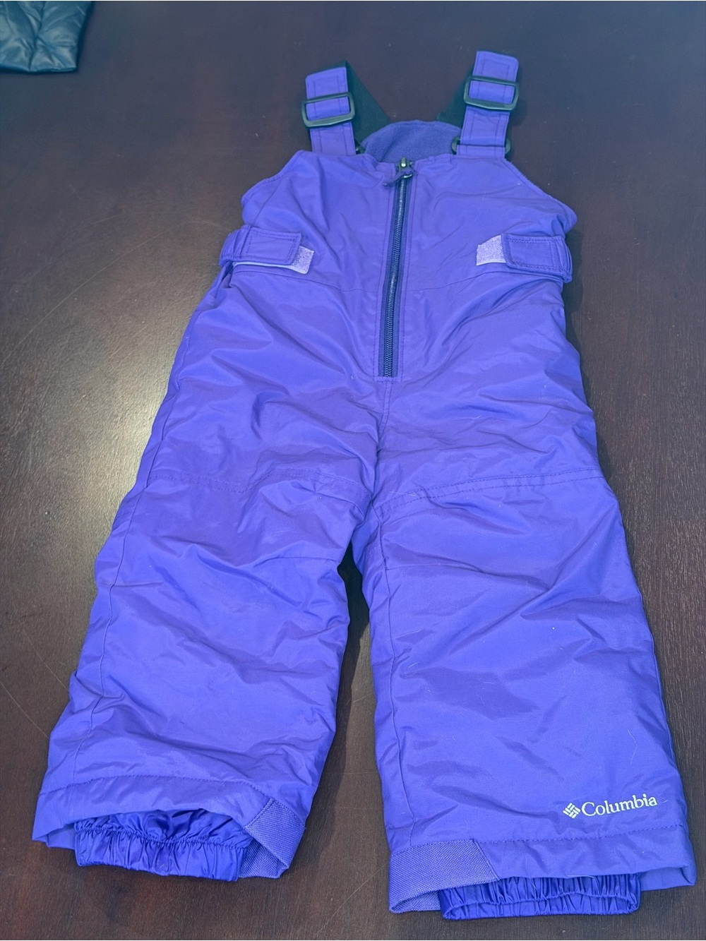 Columbia Purple Kids Snow Bib Overalls
